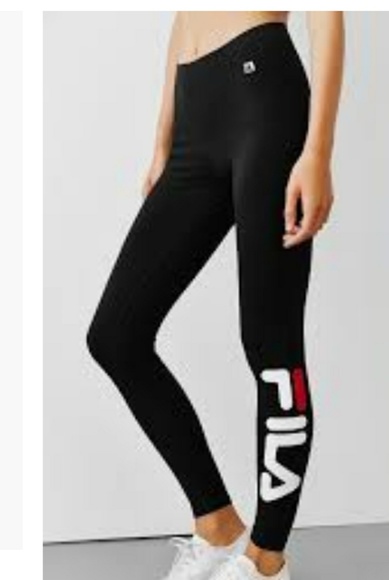 FILA women's tights leggings big logo Boutique FILA women's tights leggings big logo Boutique